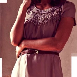 Boden Silk dress size 6L Gray